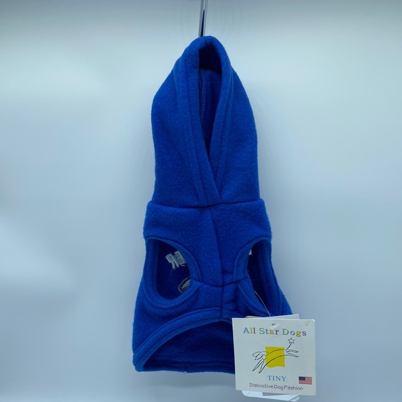 NHL Vancouver Canucks Hockey Team Dog Fleece Hoodie Sweater Size Tiny 2-5 lbs - Picture 13 of 13